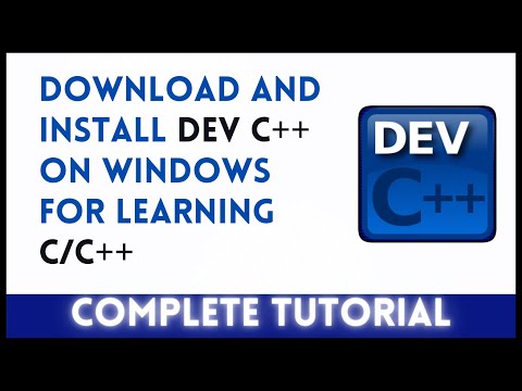 How to download and install dev C++ on windows 7/8/10