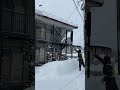 雪庇氷柱とり