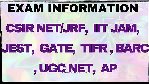What is ?? | CSIR NET/JRF | IIT JAM | JEST | TIFR | GATE | BARC etc. | CSIR SQUARE