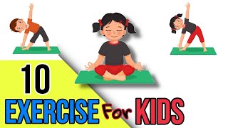 10 easy exercises for kids- at home ( fit for life)