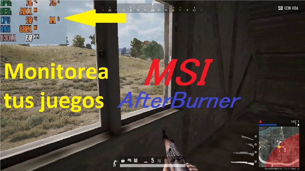 Como Ver monitorear La Temperatura Y Uso Del CPU GPU Y FPS De Juegos 