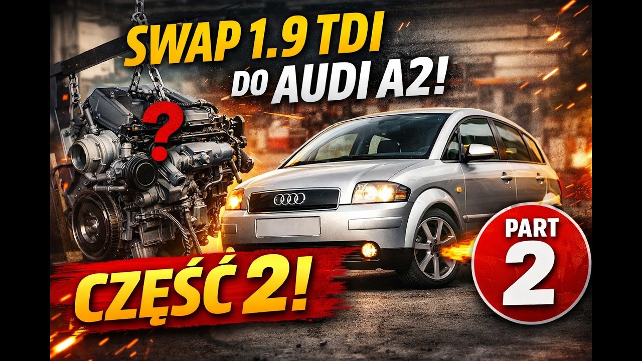 Audi a2 swap na 1.9 TDI. Cz.2. Czy to się zmieści?
