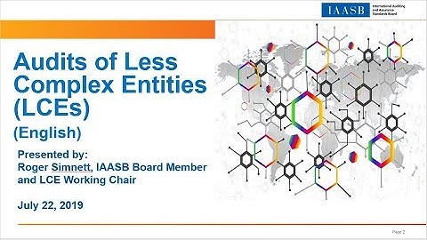 Audits of Less Complex Entities Webinar (English)