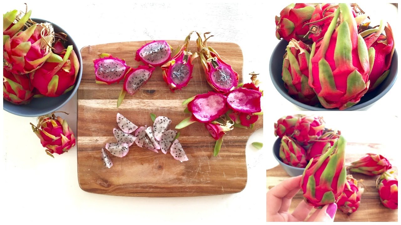 Best Way To Cut a Dragon Fruit איך לחתוך פיטאיה? YouTube