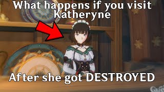 What happens if you visit Sumeru Katheryne after getting destroyed? (Genshin Impact)