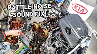 ENGINE RATTLE NOISE SOUND ON COLD START KIA SORENTO KIA SPORTAGE