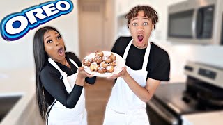 Making Fried Oreos | COOKING WITH QUI&KEN
