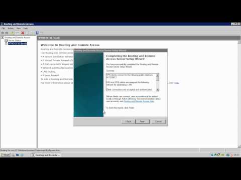 Routing and Remote Access - Windows Server 2008 SP2