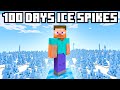 100 Days in Hardcore Ice Spikes ONLY!