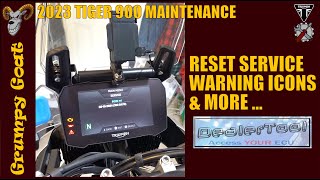 Reset Service Warning Icons & more with DealerTool for Windows | 2023 Triumph Tiger 900 Rally Pro screenshot 4
