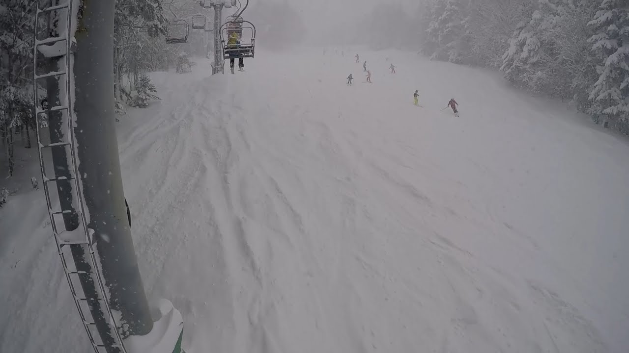Snowboarding Hokkaido, Japan