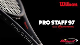 Wilson Pro Staff 97 Countervail Tennis Racquet Review - YouTube