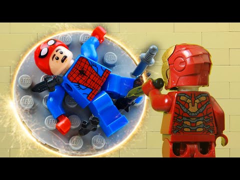 Evil Spider-man and Doctor Strange Attack Iron Man In Spider-verse | Lego Stop Motion