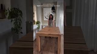 The magic console table every home needs ✨🍽️ #extendingtable #extendableconsoletable  #home
