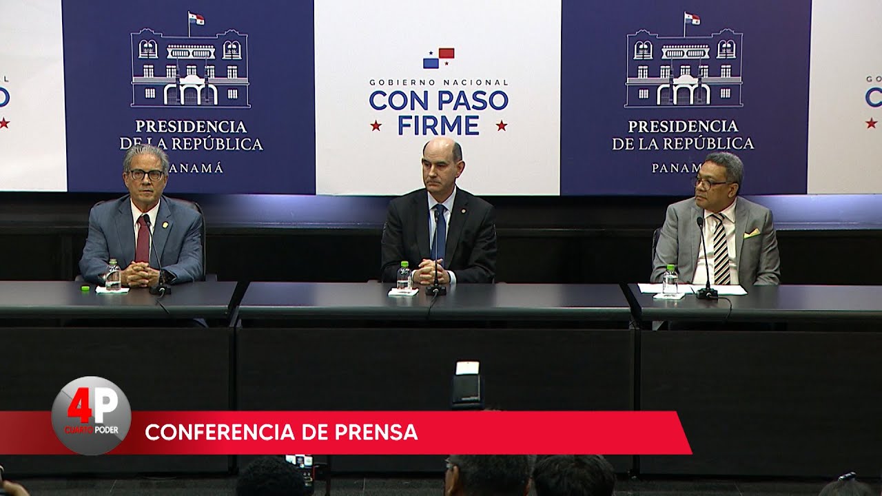 Conferencia de prensa sobre proyecto de reformas a la CSS