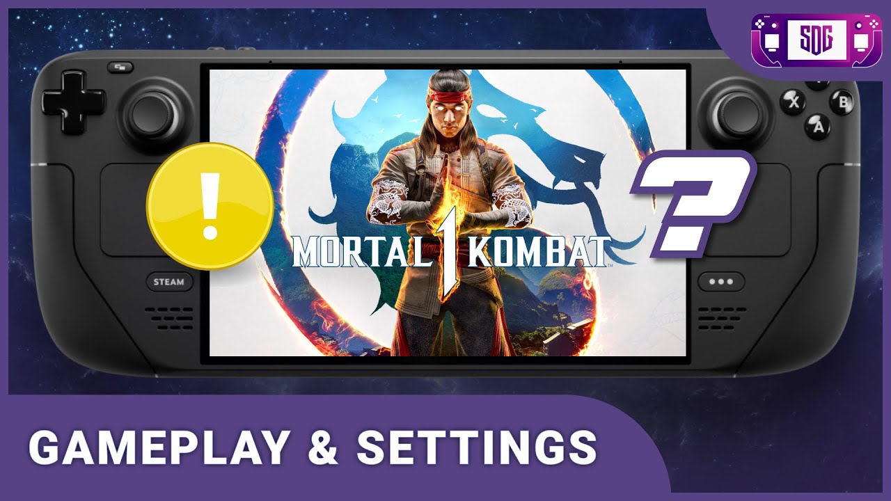 Steam Deck - Mortal Kombat 1 ( Early Access ) - Gameplay & Performance 