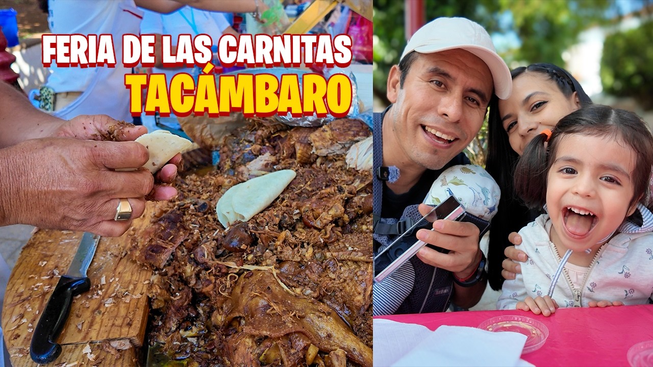 La Feria de Carnitas Más Grande de México se hace en Tacámbaro, Michoacán 😋