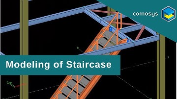 Comosys Steel Detailing Tutorials - Modelling of Staircase