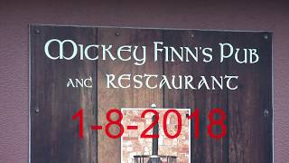 Trad Session in Mickey Finn&#39;s Bar, Redcross, Co. Wicklow. 1-8-18