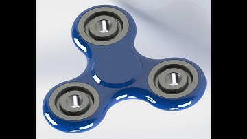 Design of Fidget Spinner in Solidworks