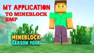MY APPLICATION FOR MINEBLOCK SMP | MINECRAFT screenshot 4