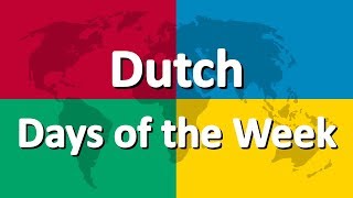 Learn Dutch part 1 | Days of the Week
