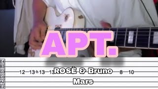 Apt. Rosè & Bruno Mars Guitar Coverwith Tabs Edrianyt