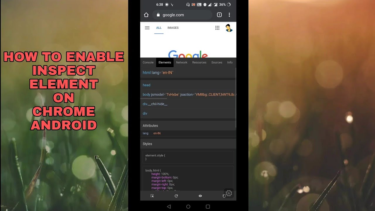 How to Enable Inspect Element on Chrome Browser on Android devices