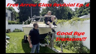 Arrow Glass Center Console Boat Revival EP.4 Peeling the Transom off! by Science Monkey 234 views 11 months ago 10 minutes, 24 seconds