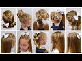 TOP 10 BACK TO SCHOOL BEAUTIFUL HAIRSTYLES! - 2020 Hairstyles by LittleGirlHair