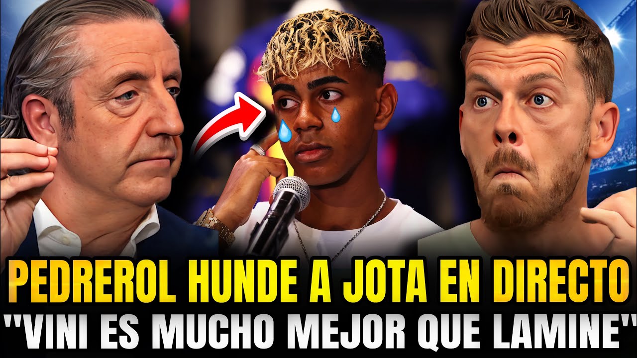 JOTA JORDI QUEDA EN RIDÍCULO: Intenta comparar a Lamine con Vini y lo DESTRUYEN en directo 🤫