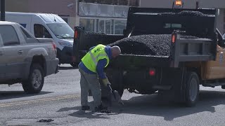 Acting Buffalo Mayor Chris Scanlon announces pothole repairs, $17M repaving plan