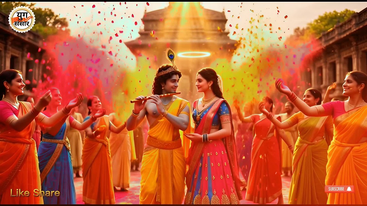 Radha Krishna Rangotsav ✨ Prem Bhari Holi Leela | Cinematic Darshan