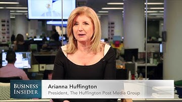 Arianna Huffington: Here