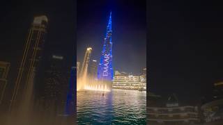 Burj Khalifa Live Fountain Lighting Show #dubai #burjkhalifa #emaar #dubaimall #dubaimall