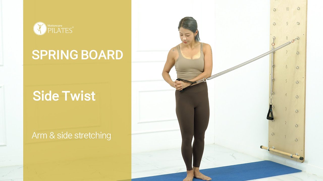 Pilates Spring Combinations PILATES WORKOUT | Spring Board 16/42: Side Twist | Guidebook Series ...