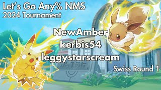 LGPE Any% NMS Tournament 2024 | Swiss Round 1 | @newamber6049 vs @kerbis54 vs leggystarscream