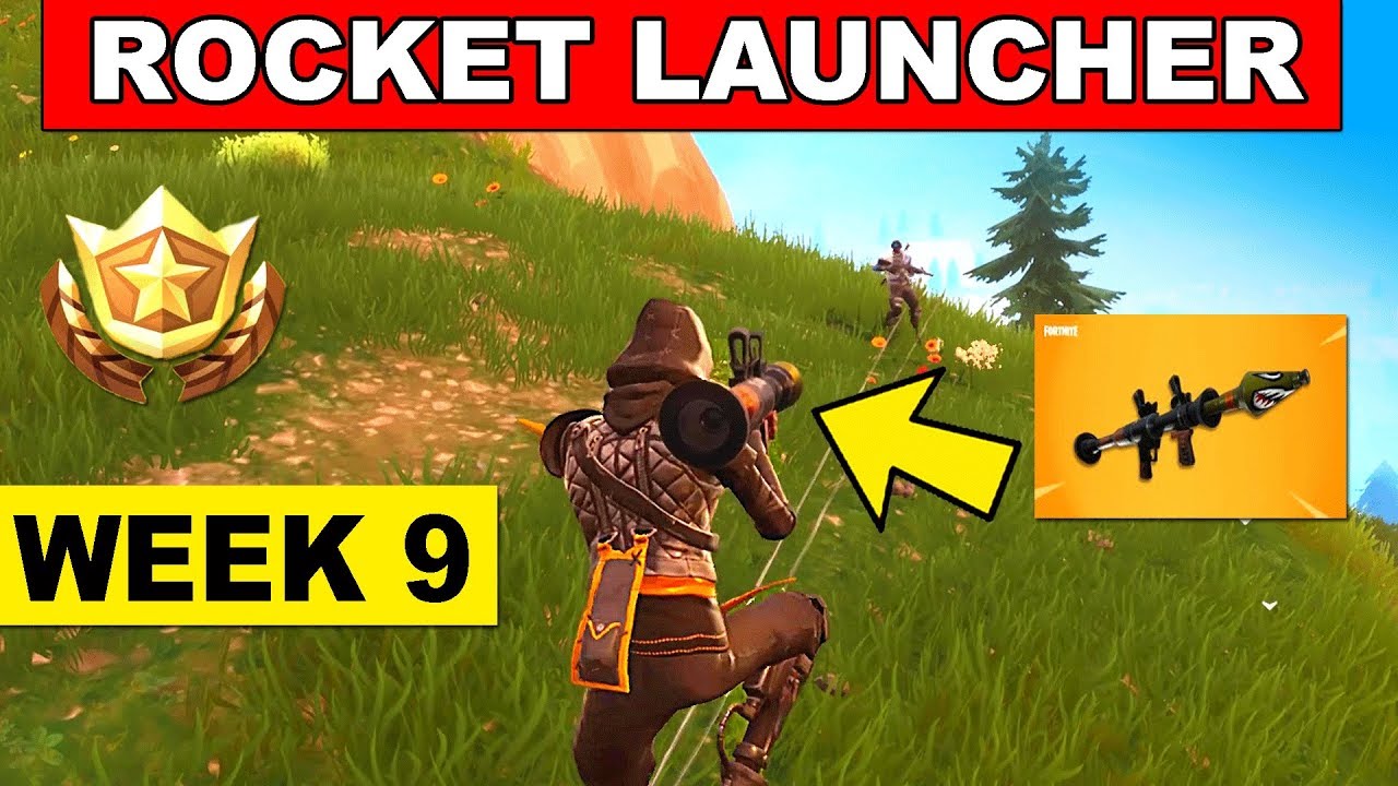 Rocket Or Grenade Launcher Elim!   inations Fortnite Week 9 Challenge - rocket or grenade launcher elimina!   tions fortnite week 9 challenge where to find location