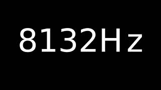 Speaker Sound Test 8132Hz