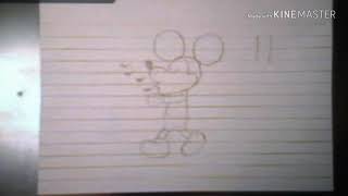 Mickey Mouse Walking Animation