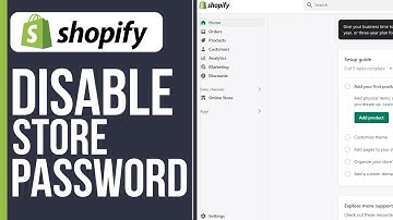 How to disable your Shopify store password - Quick and Easy!