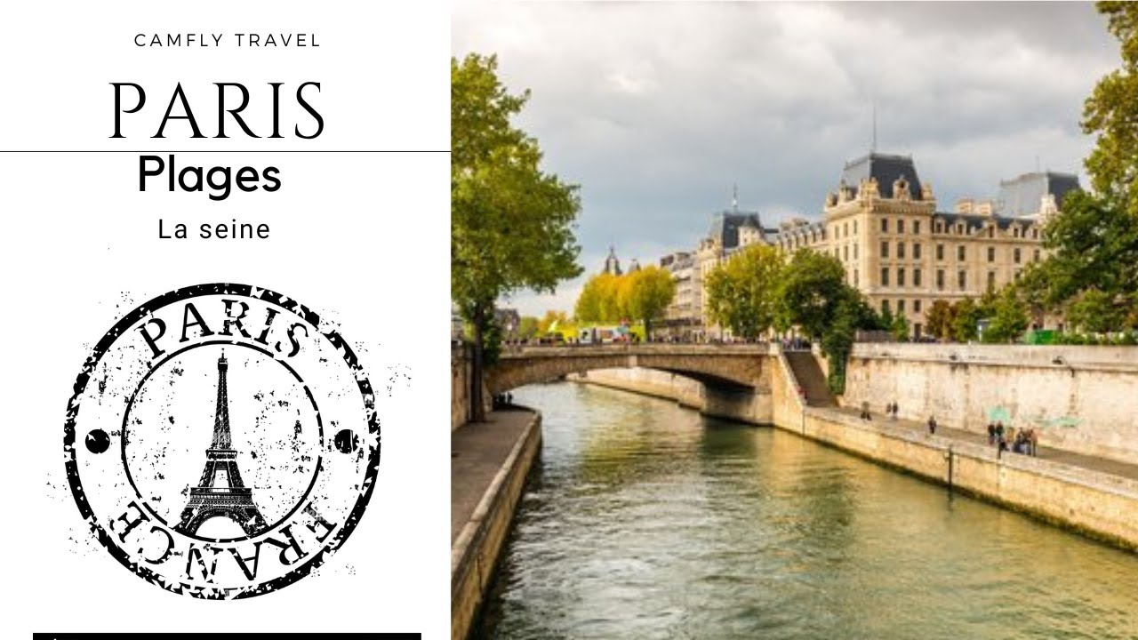 Paris 4K ,Paris Plages 2020 is back : Parc Rives de Seine . Paris Plages France