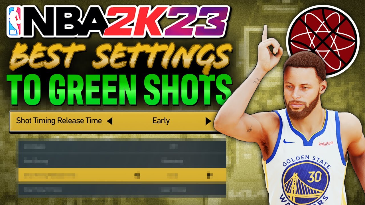 How to Shoot in NBA 2K23 Green More Shots with Best Settings YouTube
