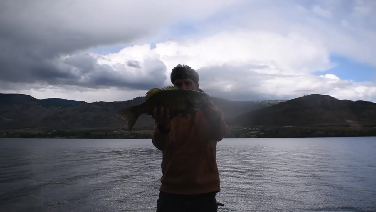 Fishing Osoyoos Lake for the first time.