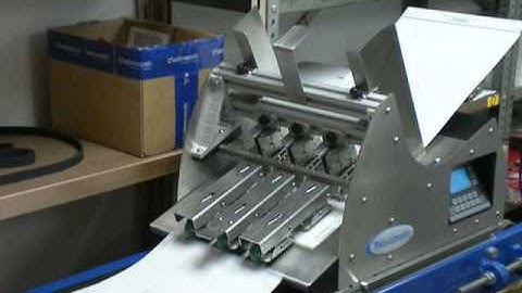 Friction feeder - Vacuumatic TCF - Inline model demonstration counting ballot papers