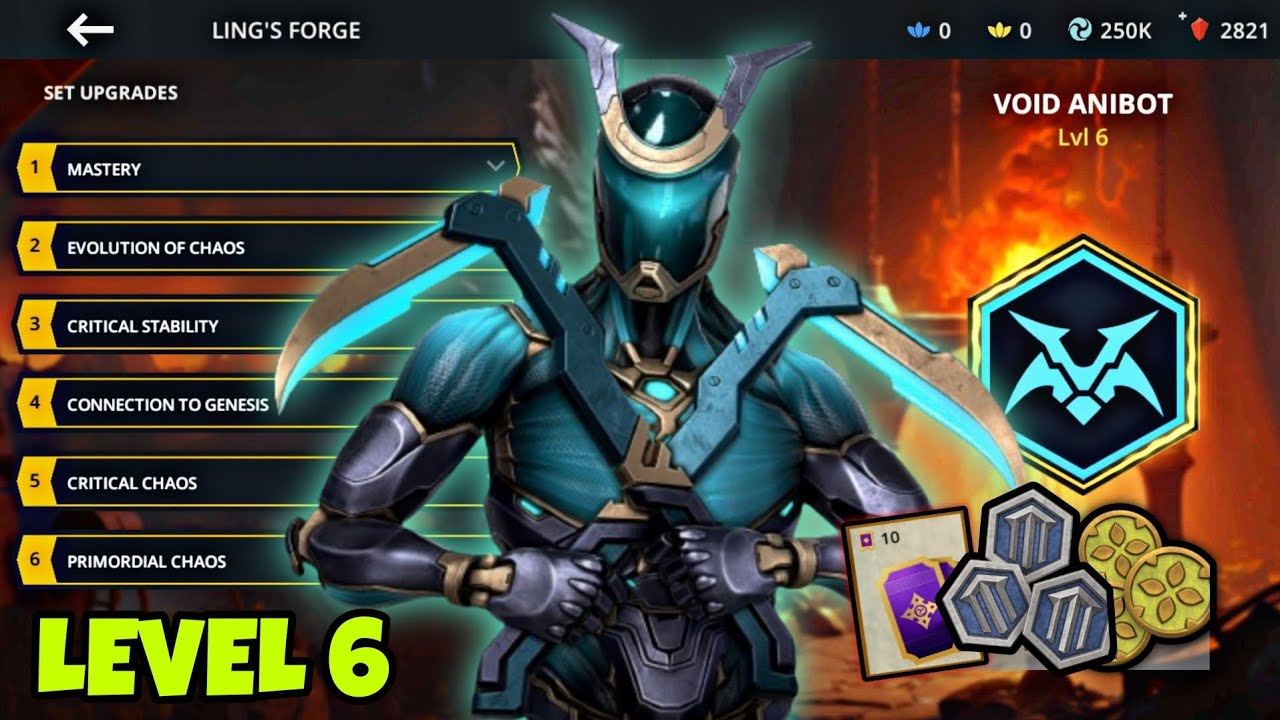 VOID ANIBOT MAX LEVEL 😎 / PRIMORDIAL CHAOS UNLOCKED 😱💪- SHADOW FIGHT 3