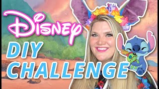 CRAFTED! ✂️🎨Disney DIY Lilo & Stitch Challenge w/OverTheMoony 🏰🧵🐭 DIY Stitch Notebook & Scrump Doll image