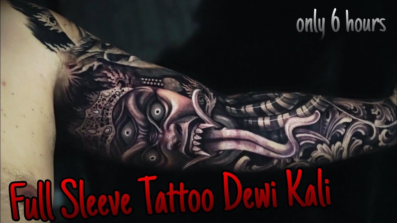 Tattoo Dewi Kali Full Sleeve ‼️Lanjutan Tattoo Celuluk by Lolit Made