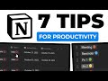 7 productivity tips for notion  notion masterclass 2023 