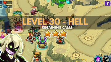King of Defense: Level 30 HELL / REGAINING CALM / with basic heroes